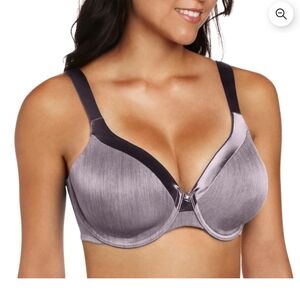 Vanity Fair Illumination Zoned-In Support Underwire Bra-Steele Velvet Size 42C